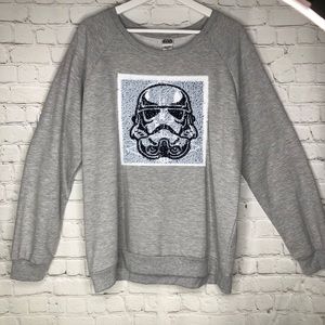 NWT Star Wars Flippable Sequin Sweatshirt